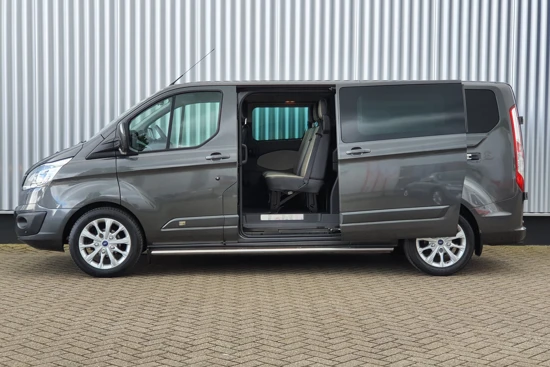 Ford Transit Custom 290 2.2 TDCI L2H1 Anniversary Edition Dubbele Cabine | Leder | Navigatie | Trekhaak | Sidebars | ClimateControl | Stoelverwarmin