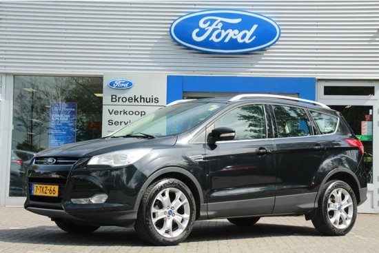 Ford Kuga 1.6 TITANIUM 150PK | 1e EIGENAAR! | DEALER OH! | LEDER | TREKHAAK | CAMERA | NAVI | CLIMA | CRUISE | PARK SENS V+A | D-RIEM = VE