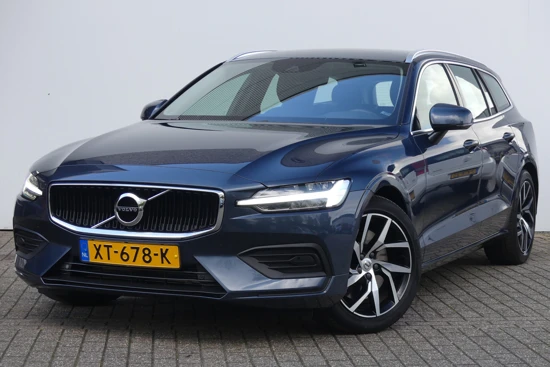 Volvo V60 2.0 T5 Momentum Pro Automaat | WEGKLAPBARE TREKHAAK | DODEHOEKDETECTIE | 19'' LMV |