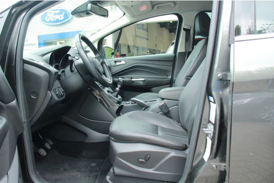 Ford C-MAX 1.0EB TITANIUM 125PK | 1E EIGENAAR! | DEALER OH! | LEDER | ELEKT. STOELEN | NAVI | CAMERA | CLIMA | WINTERPACK | CRUISE | AUTO.