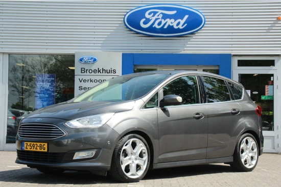 Ford C-MAX 1.0EB TITANIUM 125PK | 1E EIGENAAR! | DEALER OH! | LEDER | ELEKT. STOELEN | NAVI | CAMERA | CLIMA | WINTERPACK | CRUISE | AUTO.