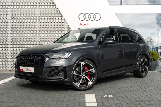 Audi Q7 pro Line S Competition 60 TFSIe 462PK quattro | Adaptive cruise+emergency ass. | Trekhaak | Leder/Alcantara | 22" | Luchtvering