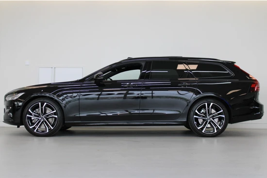 Volvo V90 T8 455PK Long Range Ultimate Dark | Full Option | Luchtvering | Bowers & Wilkins | HUD | 360º view