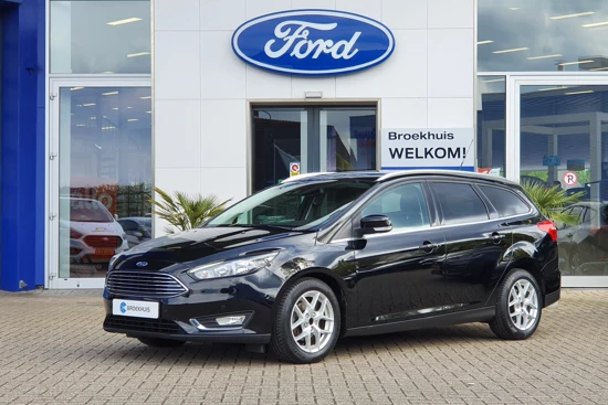 Ford Focus Wagon 1.0 125 PK Titanium | Trekhaak! | Winterpack | PrivacyGlass | Navi | Clima | Parkeersensoren |