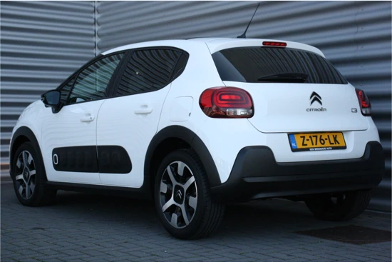 Citroën C3 1.2 PURETECH 110PK 5-DRS SHINE AUTOMAAT / NAVI / LEDER / CLIMA / LED / PDC / 16" LMV / CAMERA / BLUETOOTH / CRUISECONTROL / 1E E