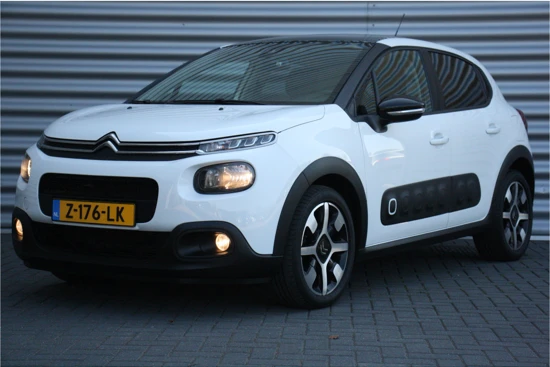 Citroën C3 1.2 PURETECH 110PK 5-DRS SHINE AUTOMAAT / NAVI / LEDER / CLIMA / LED / PDC / 16" LMV / CAMERA / BLUETOOTH / CRUISECONTROL / 1E E