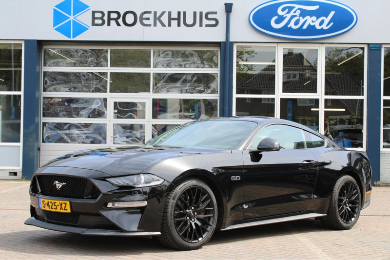Ford Mustang 5.0 V8 GT 450PK | DEALER OH! | ADAPTIVE UITLAAT | LEDER | CARPLAY/ANDROID AUTO |