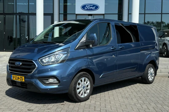 Ford Transit Custom 300 2.0 TDCI 170PK L2H1 Limited Dubbel Cabine | AUTOMAAT | STOELVERWARMING | TREKHAAK | CAMERA | STANDKACHEL | NAVIGATIE