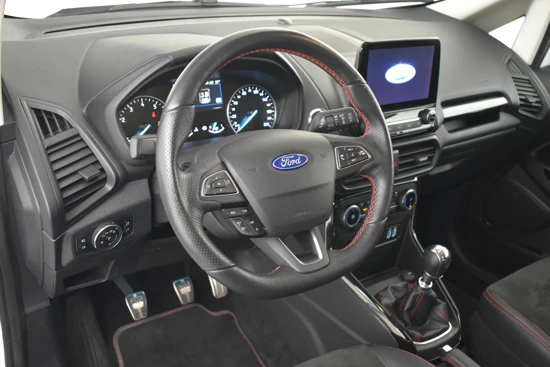 Ford EcoSport 1.0 EcoBoost ST-Line 126pk | Navigatie | Cruise control | App connect | Camera achter | Parkeersensoren v+a | Stuur + Stoelverwa