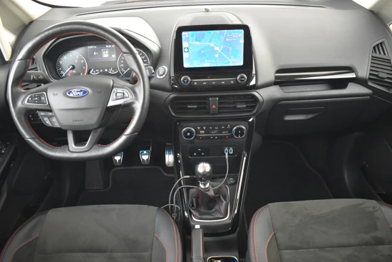 Ford EcoSport 1.0 EcoBoost ST-Line 126pk | Navigatie | Cruise control | App connect | Camera achter | Parkeersensoren v+a | Stuur + Stoelverwa