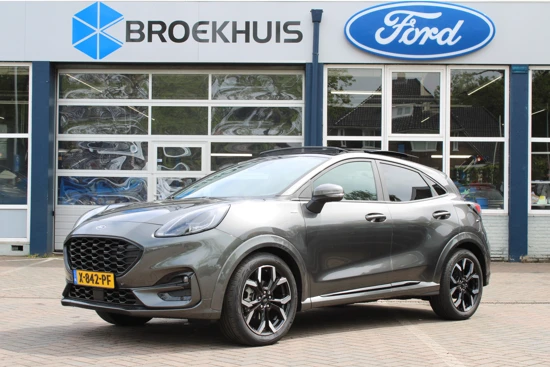 Ford Puma 1.0EB HYBRID ST-LINE X AUTOMAAT | VOL! | ORIGINEEL NL | PANO DAK | ADAPTIVE CRUISE | WINTERPACK | BLIS | 18'' LMV |