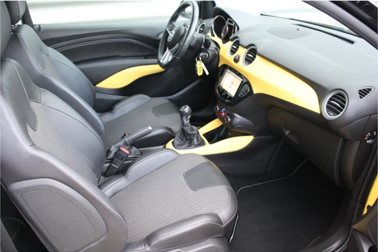 Opel ADAM 1.0 TURBO 90PK SLAM BUMBLEBEE / CLIMA / LED / PDC / 16" LMV / PANO. DAK / UNIEK / BLUETOOTH / CRUISECONTROL !!