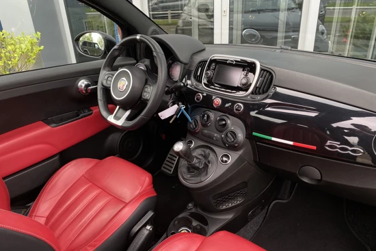 Fiat 500 1.4-16V Abarth | Airco | Schuif/kanteldak | Parkeersensoren achter | Leder | Bluetooth