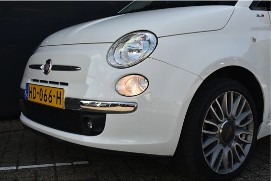 Fiat 500C 1.2 Lounge | Vol-Leder | Navigatie | Climate Control | Parkeersensoren 16" LMV | Bluetooth !!