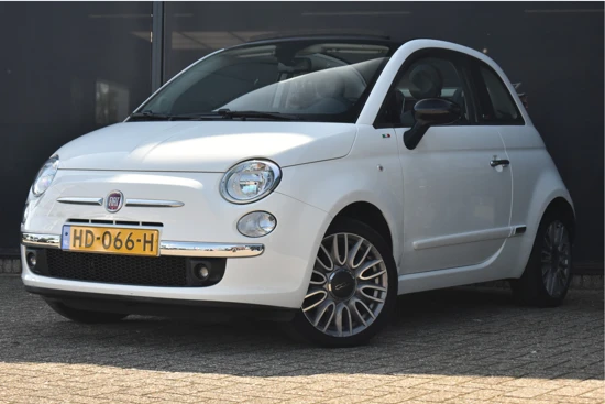 Fiat 500C 1.2 Lounge | Vol-Leder | Navigatie | Climate Control | Parkeersensoren 16" LMV | Bluetooth !!