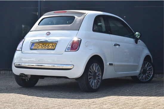 Fiat 500C 1.2 Lounge | Vol-Leder | Navigatie | Climate Control | Parkeersensoren 16" LMV | Bluetooth !!