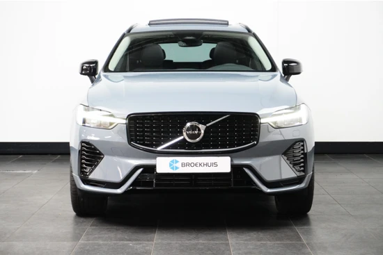 Volvo XC60 Recharge T6 AWD Plus Dark | Climate Pro pack | Lightning Pack | Leder | Getint glas | 21" wielen | Parkeerverwarming | Trekhaak