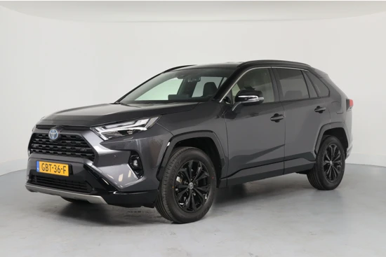 Toyota RAV4 2.5 Hybrid AWD Style Bi-Tone | LED | Clima | Camera | keyless | Stoel/Stuur Verwarming | Navi By App | Cruise Adaptive | 18'' Li