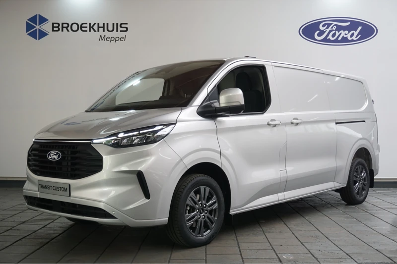 Ford Transit Custom 320 2.0 TDCI L2H1 Limited Automaat | Adaptive Cruise | Stoel & Stuurverwarming | Schuifdeur Links + Rechts | Navi | BLIS | Trekh