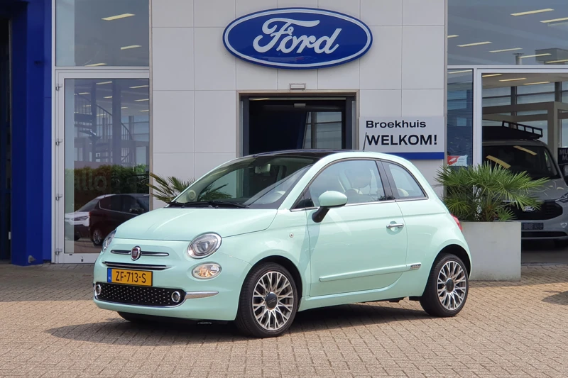 Fiat 500 0.9 TwinAir Turbo Lounge | Cruise Control | Pano | Airco | Elek. Ramen