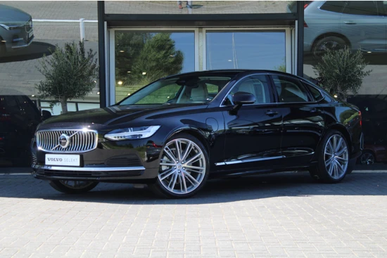 Volvo S90 T8 AWD Plus Bright | Luchtvering | Stoelventilatie | Gelamineerd Glas | Adaptive Cruise | Trekhaak | BLIS