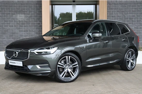 Volvo XC60 T8 AWD Recharge Inscription | Vol! | Luchtvering | Trekhaak | 360° Camera | Head-Up Display | Harman Kardon | Stoelventilatie |