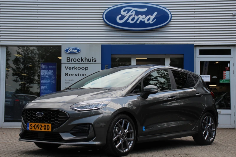 Ford Fiesta 1.0EB HYBRIDE ST-LINE | NL-AUTO! | WINTERPACK | CLIMA | CRUISE | PARKEERSENSOREN | APPLE CARPLAY & ANDROID AUTO | DEALER ONDERHO