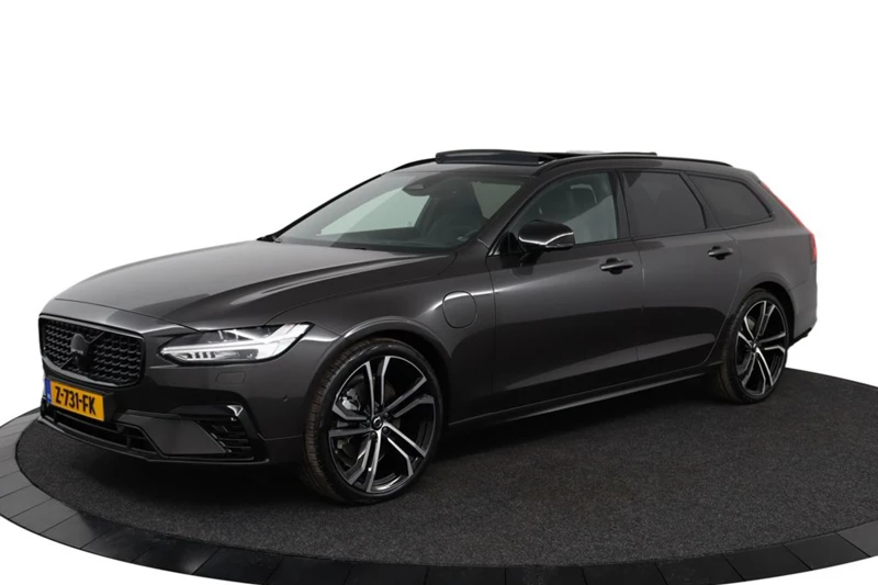 Volvo V90 T6 AWD Ultimate Dark | Demo Deal | Luchtvering | 21'' | Luchtvering | Black pakket | Grafisch Head-up Display | Adaptieve cruise