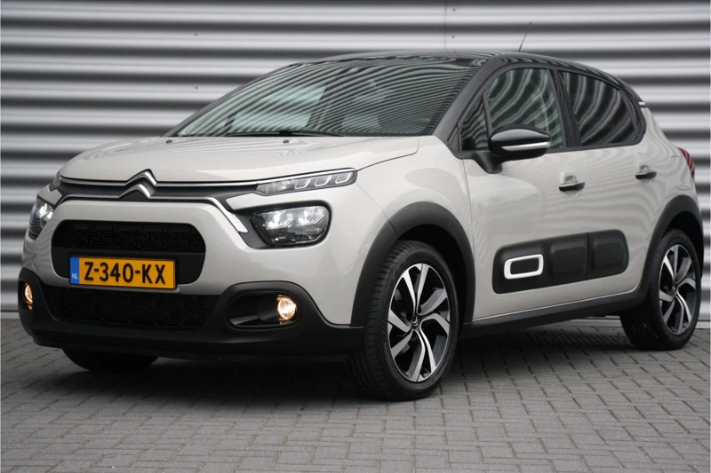 Citroën C3 1.2 PURETECH 83PK 5-DRS SHINE / NAVI / LEDER / CLIMA / LED / PDC / 17" LMV / CAMERA / KEYLESS / WINTERPAKKET / BLUETOOTH / CRUIS