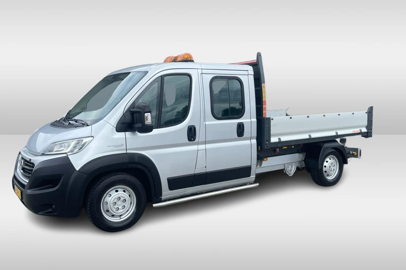 Fiat Ducato 35H 2.3 MultiJet L3H1 DC 6 Persoons! Pick-Up Kipper | Luchtvering | Standkachel | Trekhaak 3000kg Trekgewicht!