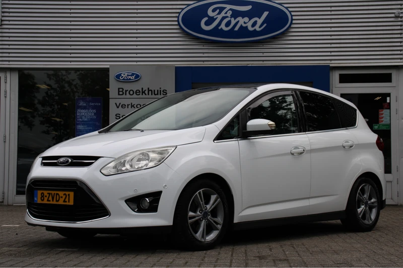 Ford C-MAX 1.0 TITANIUM | DEALER OH! | PANODAK | TREKHAAK | LEDER | PARK SENS V+A | CAMERA | STOELVERWARMING | VOORRUITVERWARMING | NAVI |