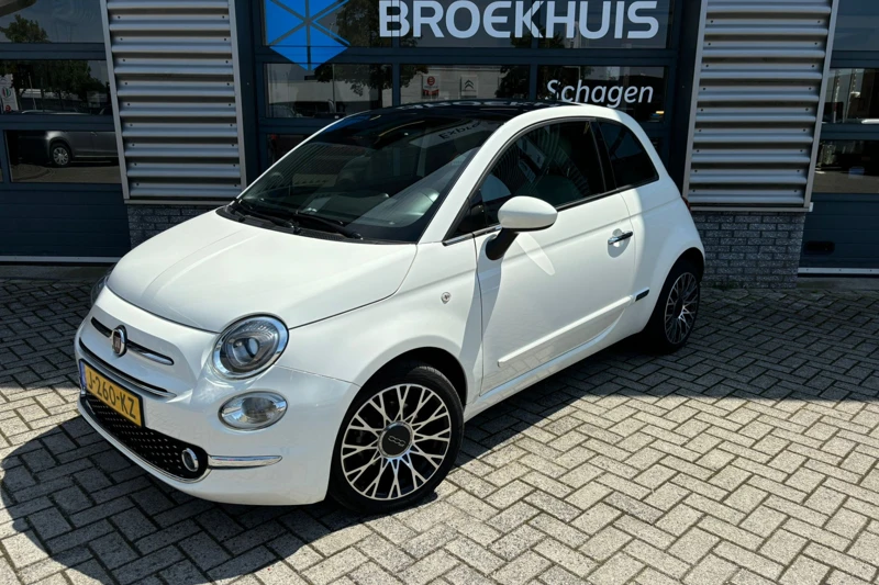 Fiat 500 1.0 70 pk Hybrid Star | Elektrisch glazen panorama-dak | Navigatie by app | Cruise control |