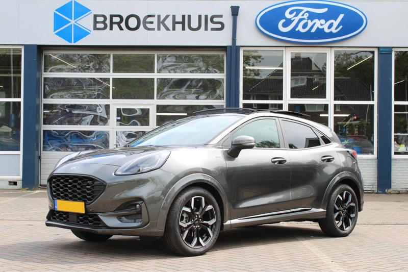 Ford Puma Ford Puma 1.0EB HYBRID ST-LINE X AUTOMAAT | VOL! | DIRECT LEVERBAAR | PANO DAK | ADAPTIVE CRUISE | WINTERPACK | BLIS | 18'' LMV