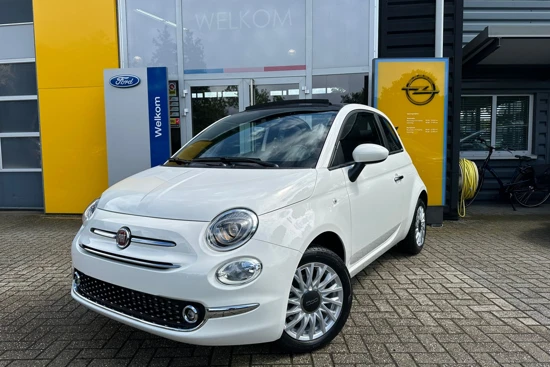 Fiat 500C 1.0 Hybrid 70PK Dolcevita CABRIO | NIEUW € 1.991 KORTING!!| PARKEERSENSOREN| CRUISE CONTROL| AIRCO| DAB| NAVIGATIE VIA APP| LICH