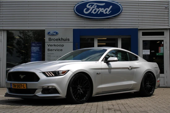 Ford Mustang Fastback 5.0 GT | DEALER OH! | UNIEKE STAAT! | CUSTOM PACK | ADAPTIVE CRUISE | SHAKER | STOELVERWARMING + KOELING |