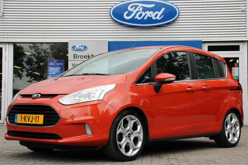 Ford B-MAX 1.0EB TITANIUM EK-EDITIE | TREKHAAK | NAVI | NL-AUTO! | CLIMA | CRUISE | PARKEERSENSOREN VOOR & ACHTER | DEALER ONDERHOUDEN!