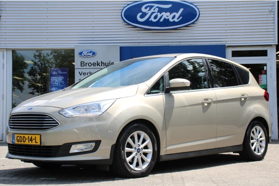 Ford C-MAX 1.0 TITANIUM | NAVI | CLIMA | CRUISE | AUTO. INPARKEREN | PARK SENS V+A | LM. VELGEN | TREKHAAK | PRACHTIGE STAAT!