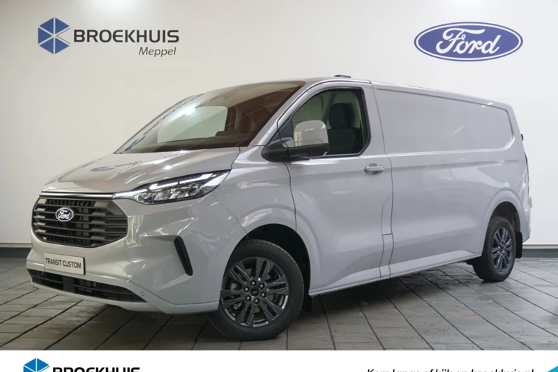 Ford Transit Custom 320 2.0 TDCI L2H1 Limited | Adaptive Cruise | Navi | Stoel- & Stuurverwarming | 17 Inch | 3-Persoons |