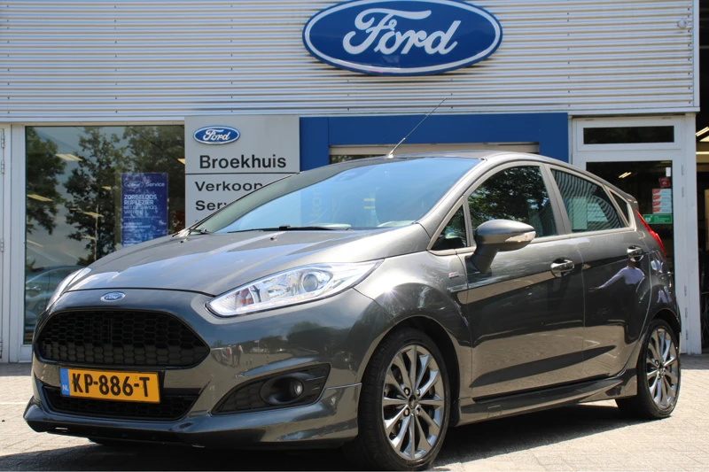 Ford Fiesta 1.0EB ST-LINE | NAVI | CLIMA | VOORRUITVERWARMING | CRUISE | PARK SENS | 17' LM. VELGEN | TREKHAAK