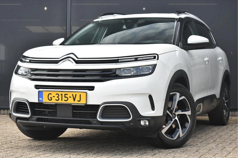 Citroën C5 Aircross 1.6 PureTech Shine 180pk Automaat | Leder | Adaptive Cruise | Elektr. Achterklep | Achteruitrijcamera | Keyless-Entry | Parelmoe