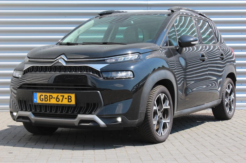 Citroën C3 Aircross 1.2 PURETECH 130PK SHINE AUTOMAAT / NAVI / LEDER / CLIMA / LED / 17" LMV / WINTERPAKKET / CAMERA / KEYLESS / 1E EIGENAAR / NIEUW