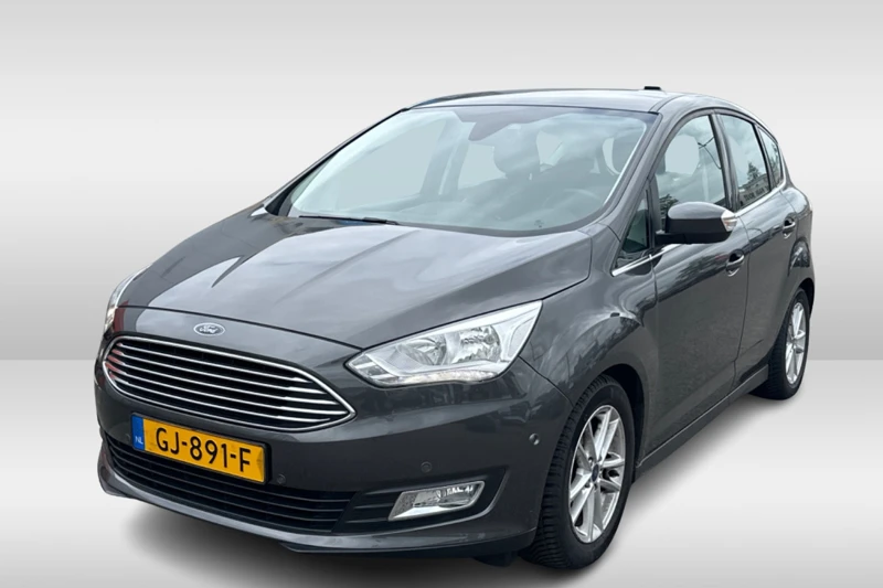 Ford C-MAX 1.0 Titanium 126PK | Unieke kilometerstand! | Trekhaak | Afneembare Trekhaak | Airco | Cruise | 16" Lichtmetaal | Bluetooth |