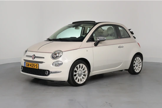 Fiat 500C 0.9 TwinAir Turbo 60th Anniversary | Automaat | Leder | Navi | Xenon | Cruise | DAB | Clima | Parkeersensoren | Lichtmetalen Vel