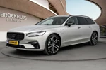 Volvo V90 2.0 T8 Ultra Dark | Luchtvering | 21"LM | B&W Audio | Woolblend | Trekhaak | Alarm SCM |