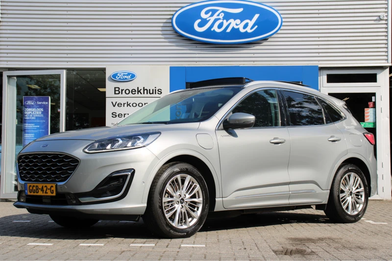 Ford Kuga 2.5 PHEV VIGNALE | PANODAK | LEDER | ELEKT. STOELEN | NAVI | CAMERA | CLIMA | WINTERPACK | ADAPT. CRUISE | B&O | HEAD-UP | AUTO.