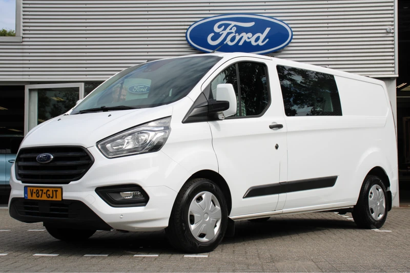 Ford Transit Custom 300 2.0 TDCI L2H1 DC 6-PERSOONS AUTOMAAT | APPLE CARPLAY & ANDROID AUTO | CAMERA | CRUISE | STOELVERWARMING | BLIS | PARK SENS V