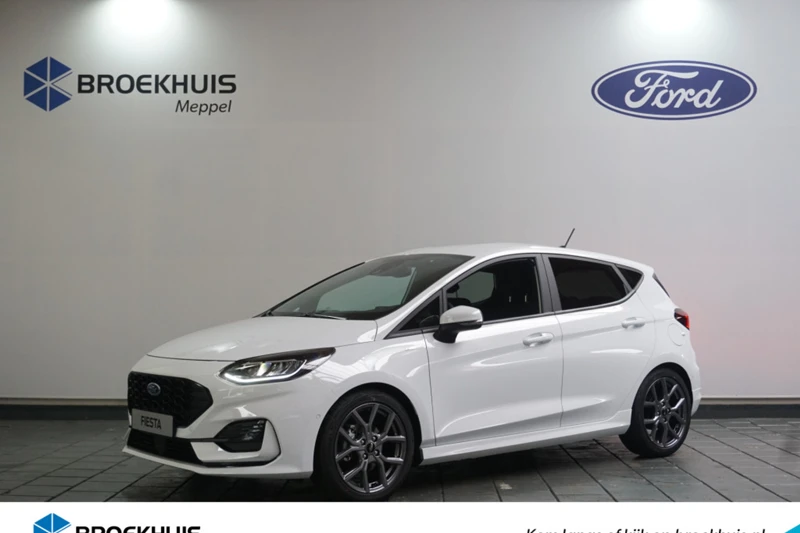 Ford Fiesta 1.0 EcoBoost Hybrid ST-Line X | Winter Pakket | B&O | Draadloze Telefoonlader | Camera | PDC Voor & Achter | All-Season Banden!