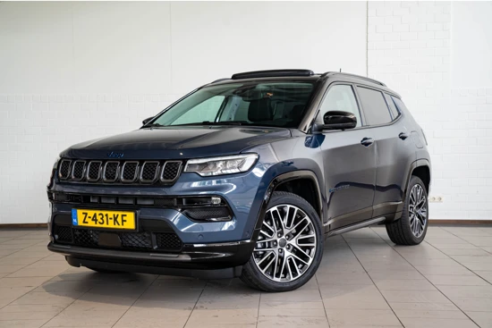 Jeep Compass 4xe 240 Plug-in Hybrid Electric Summit | Dubbel Panoramadak | Trekhaak | Saftey Pack | Winter pakket