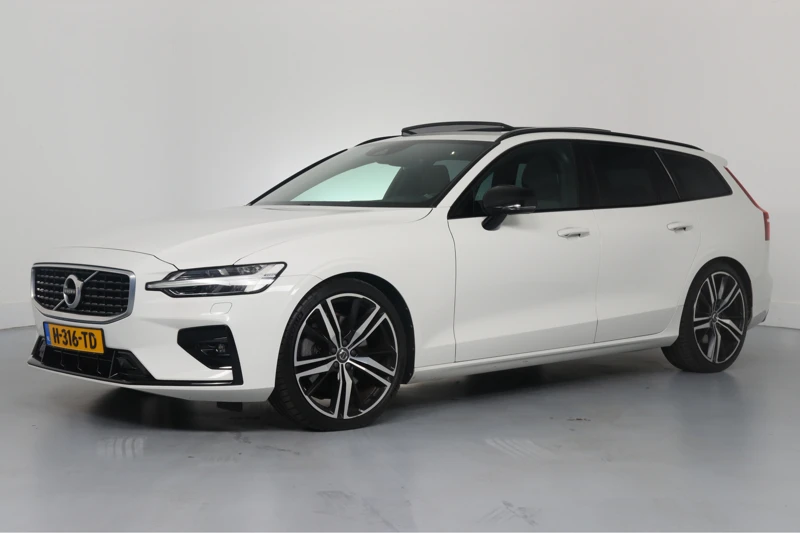 Volvo V60 2.0 T5 R-Design | Dealer Onderhouden! | Open Dak | Trekhaak | Harman/Kardon | Leder | LED | Keyless | Memory Zetels | Clima | Na