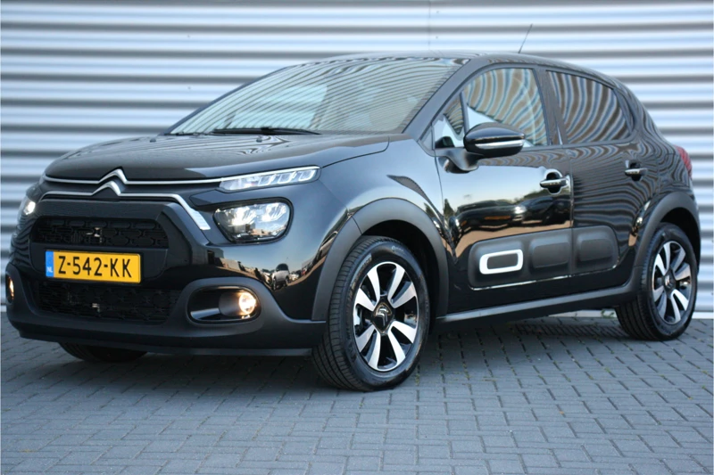 Citroën C3 1.2 PURETECH 110PK MAX AUTOMAAT / NAVI / LEDER / CLIMA / LED / PDC / 16" LMV / CAMERA / KEYLESS / BLUETOOTH / CRUISECONTROL / 1E